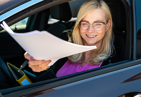 Oakdale DMV Services office interior